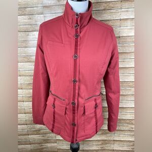 PrAna Lydia Utility Jacket - Full Zip w/ Pockets sz med